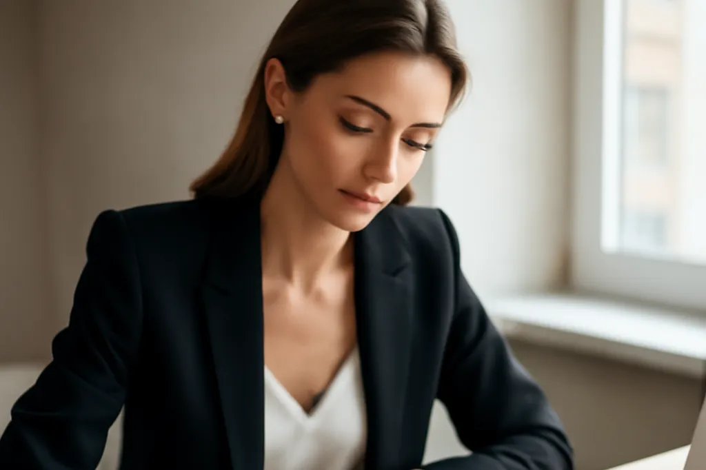 Développeuse esquissant un schéma entité-relation sur papier à côté d’un ordinateur portable