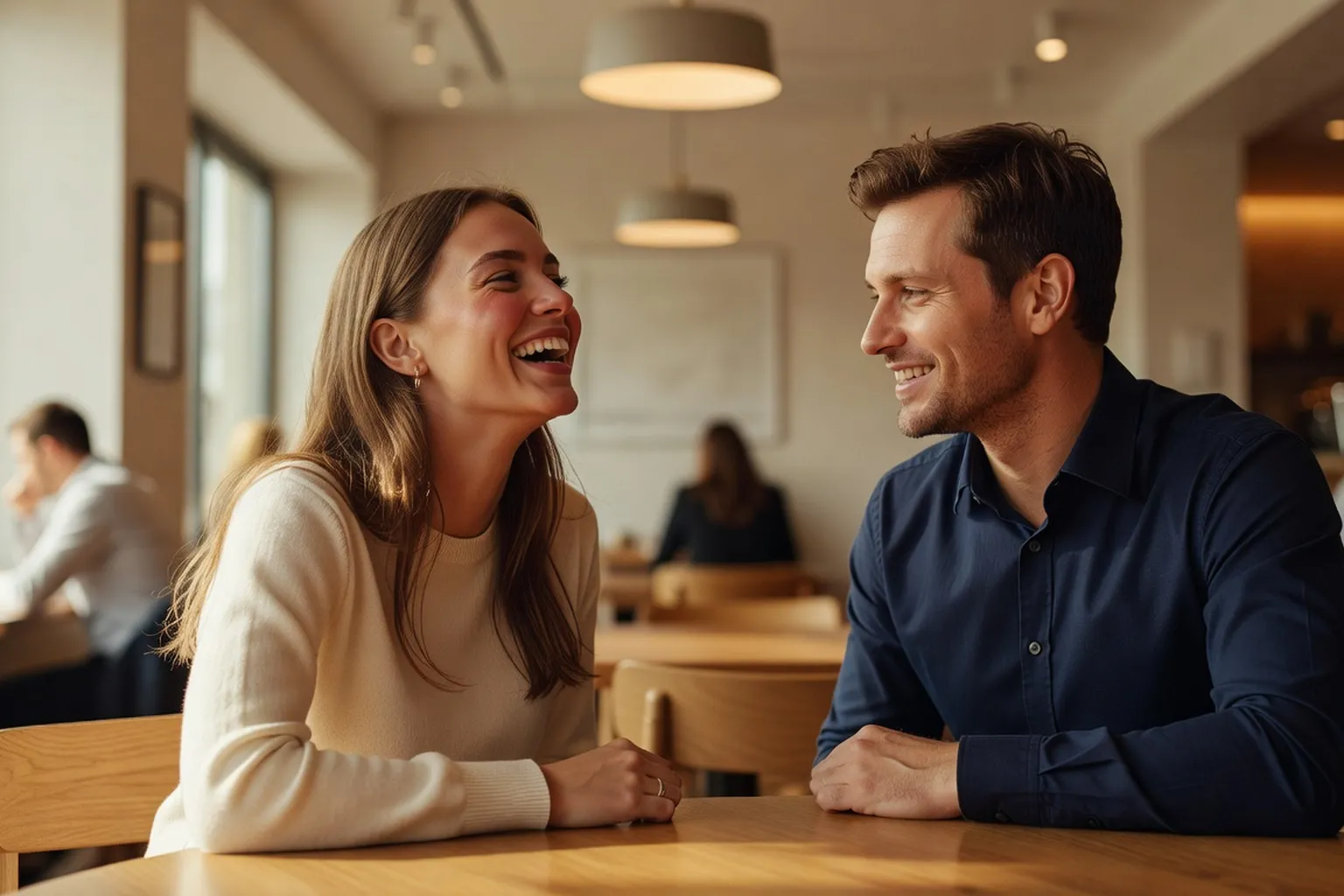 Couple souriant : exemples de compliments sur le physique respectueux