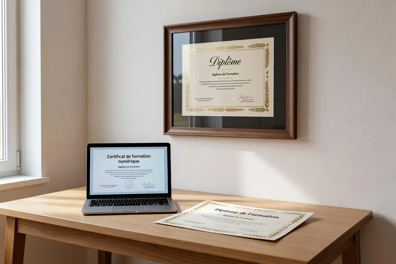 Certificat de formation numérique — validation de la reconversion
