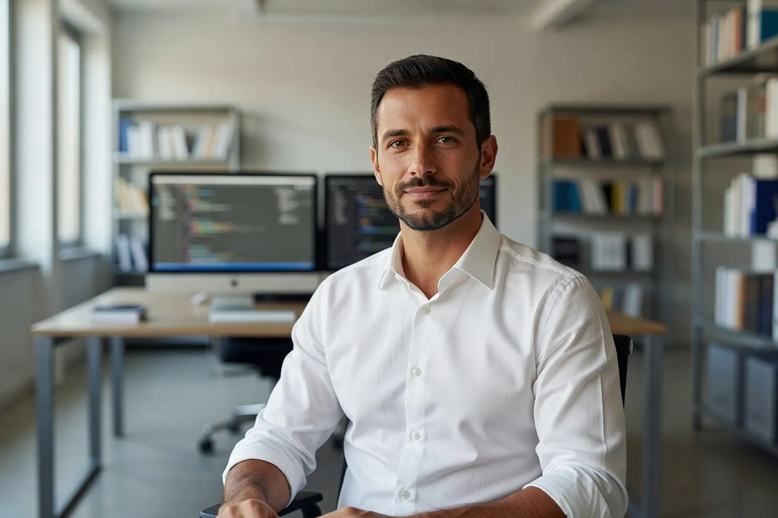 Thomas Lefevre, developpeur senior fullstack en pleine session de mentorat