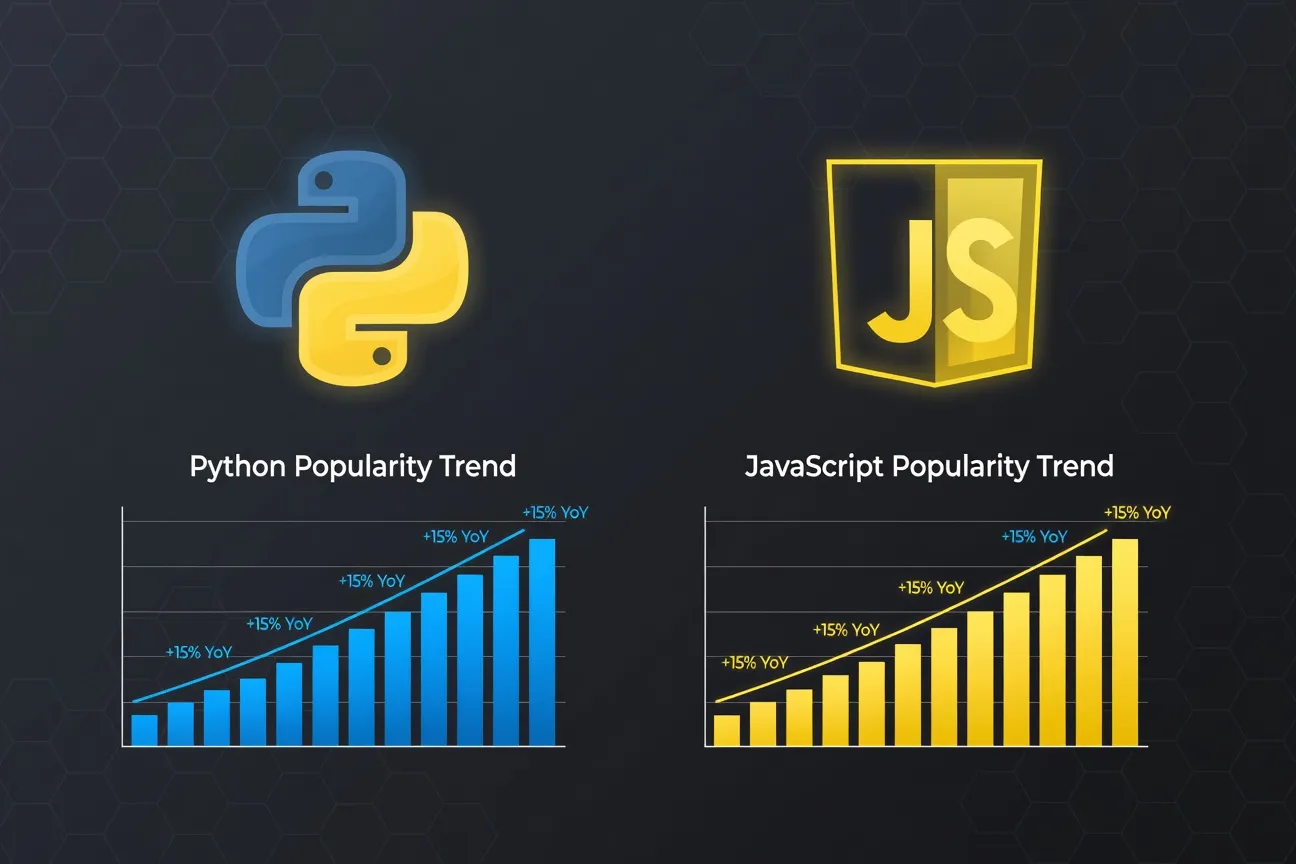 Python vs JavaScript 2026 : comparatif data science et web