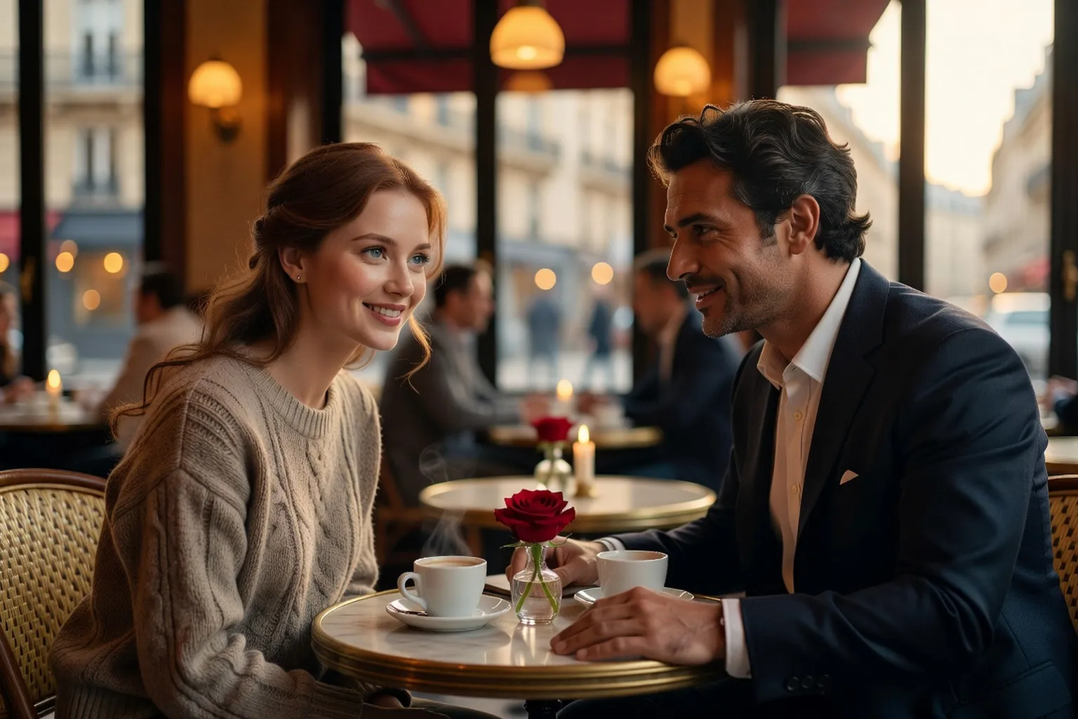 Homme et femme en conversation, que dire pour seduire en 2026