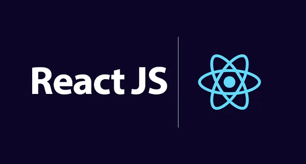 Logo React JS avec composants et architecture frontend